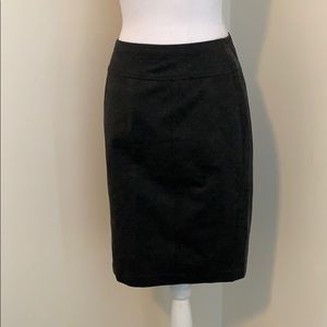 Ellen Tracy Gray Cotton Pencil Skirt Never Worn!
